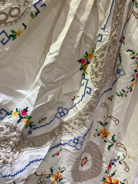 RitaNoTiara Embroidered Harem Pants OOAK