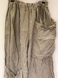 RitaNoTiara Cream Stripey Pirate Pocket Pants