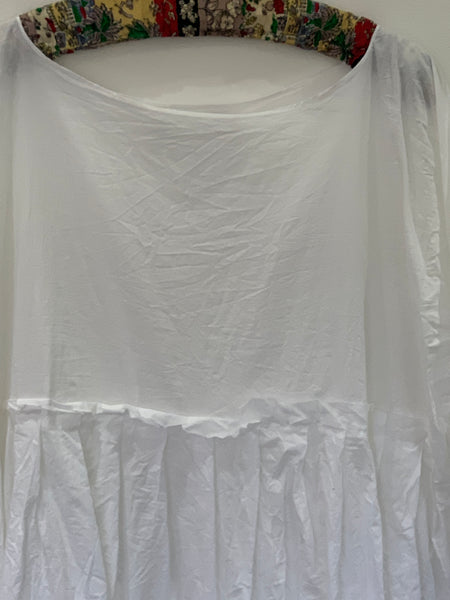 Ready to Ship May White Voile Dress One Size