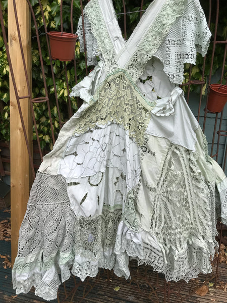 Helena Lace Pinafore Dress
