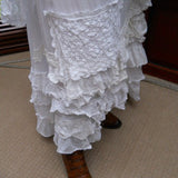 Etta maxi vintage lace skirt Cowgirl Rodeo Frill Gypsy Prairie boho